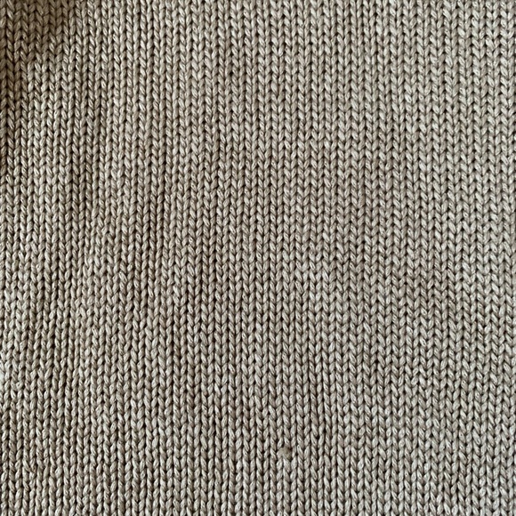 NY Collection Cream Cardigan Sweater V-Neck - Picture 9 of 9